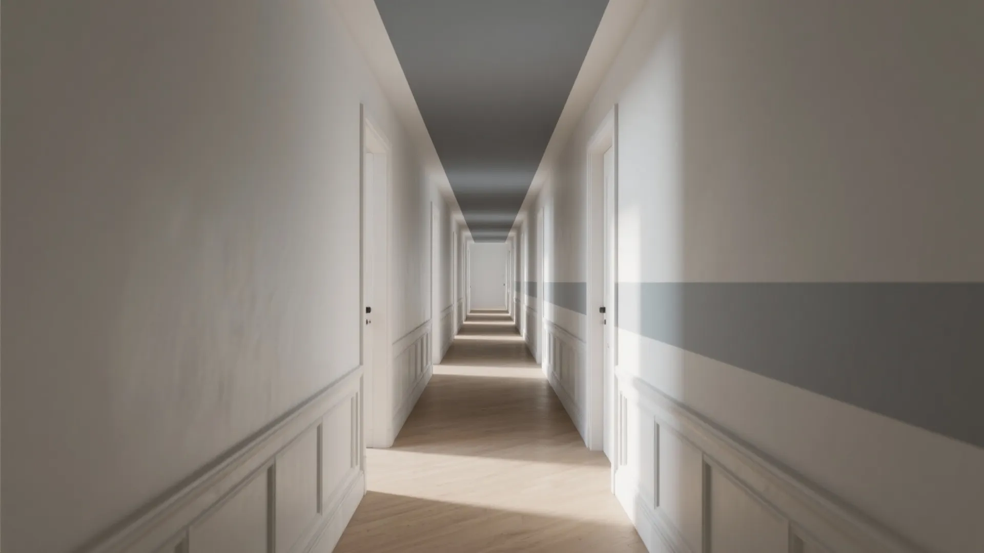 4. Extend a Ceiling Stripe to Define Circulation