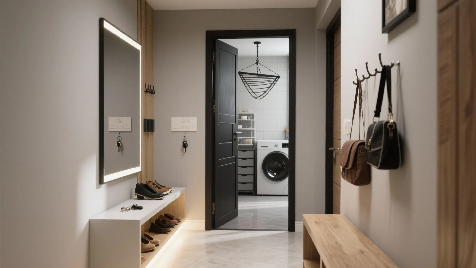 Hallway and utility: tiny zones, big returns