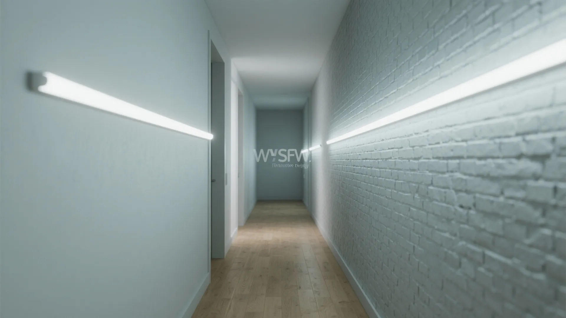 Wall Washing and Grazing to Stretch Space