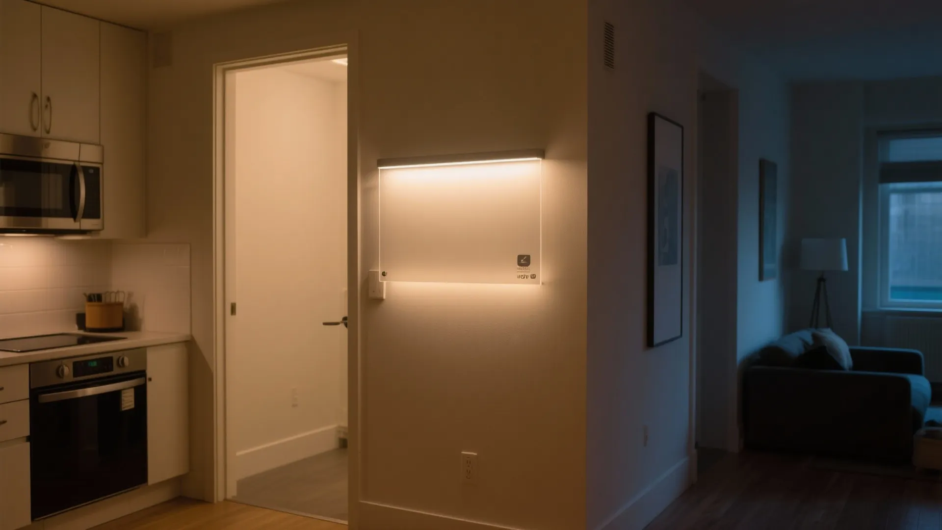 Halo-Edge Acrylic Panels as Ambient Night Lights