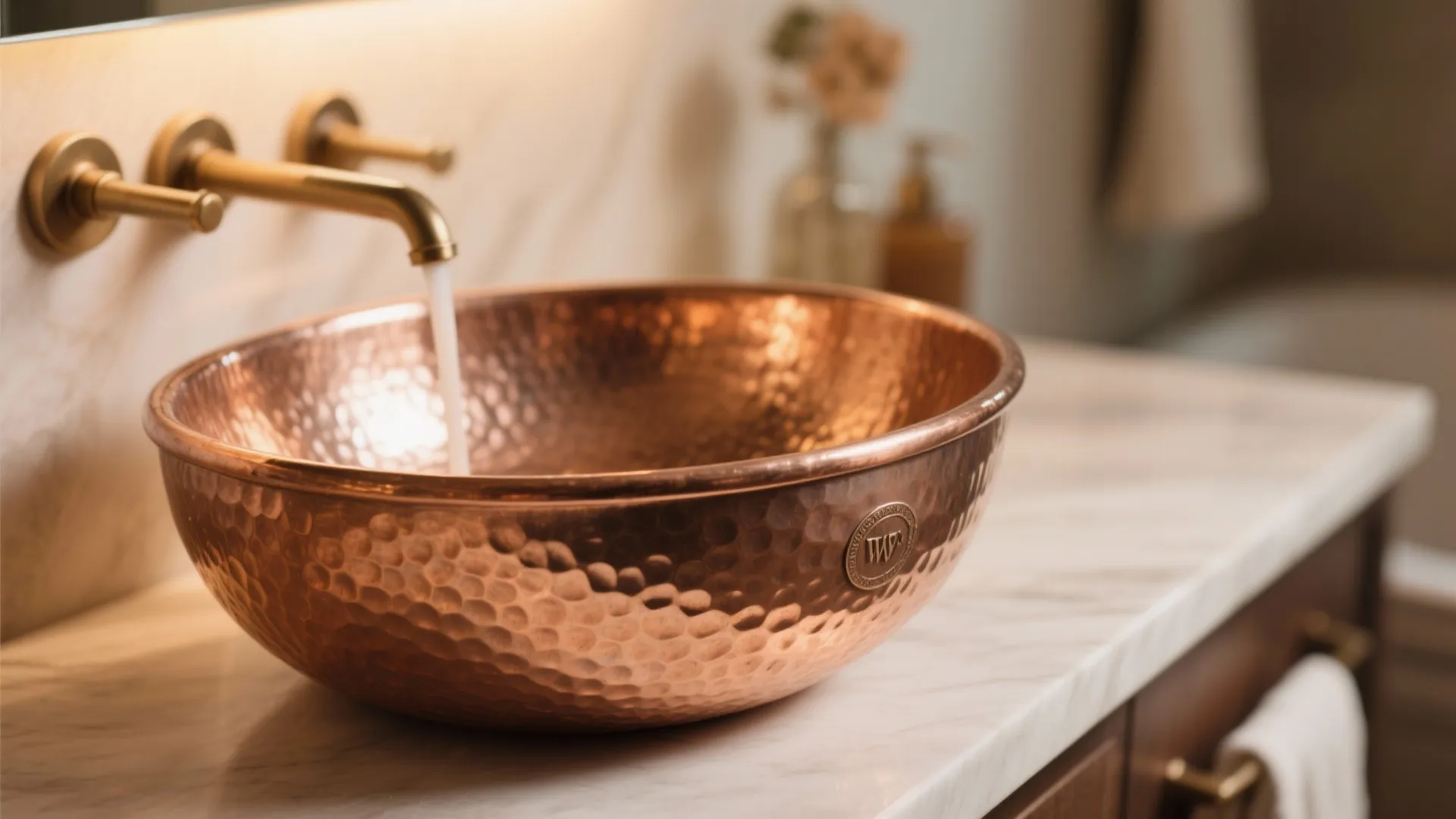 1. Hammered Copper Basins