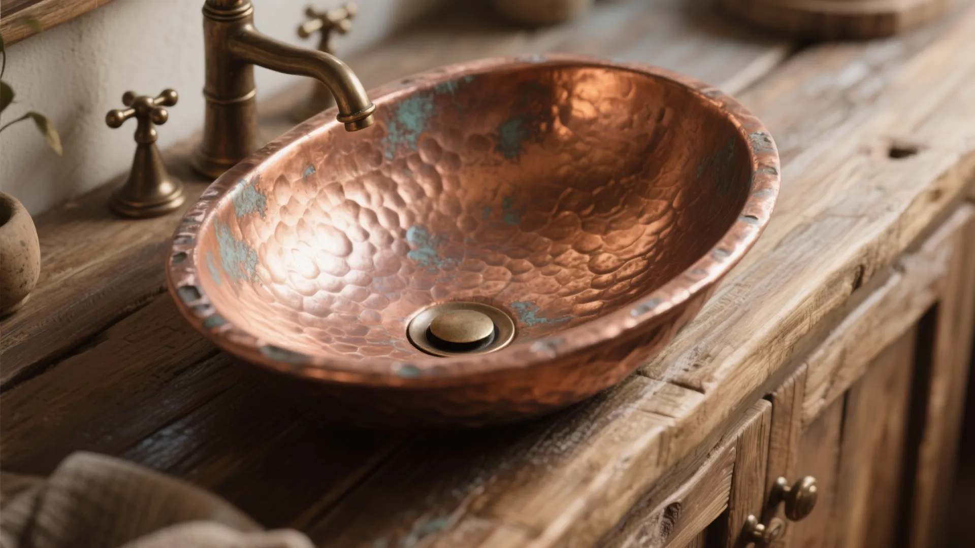 3. Handcrafted Copper Sinks