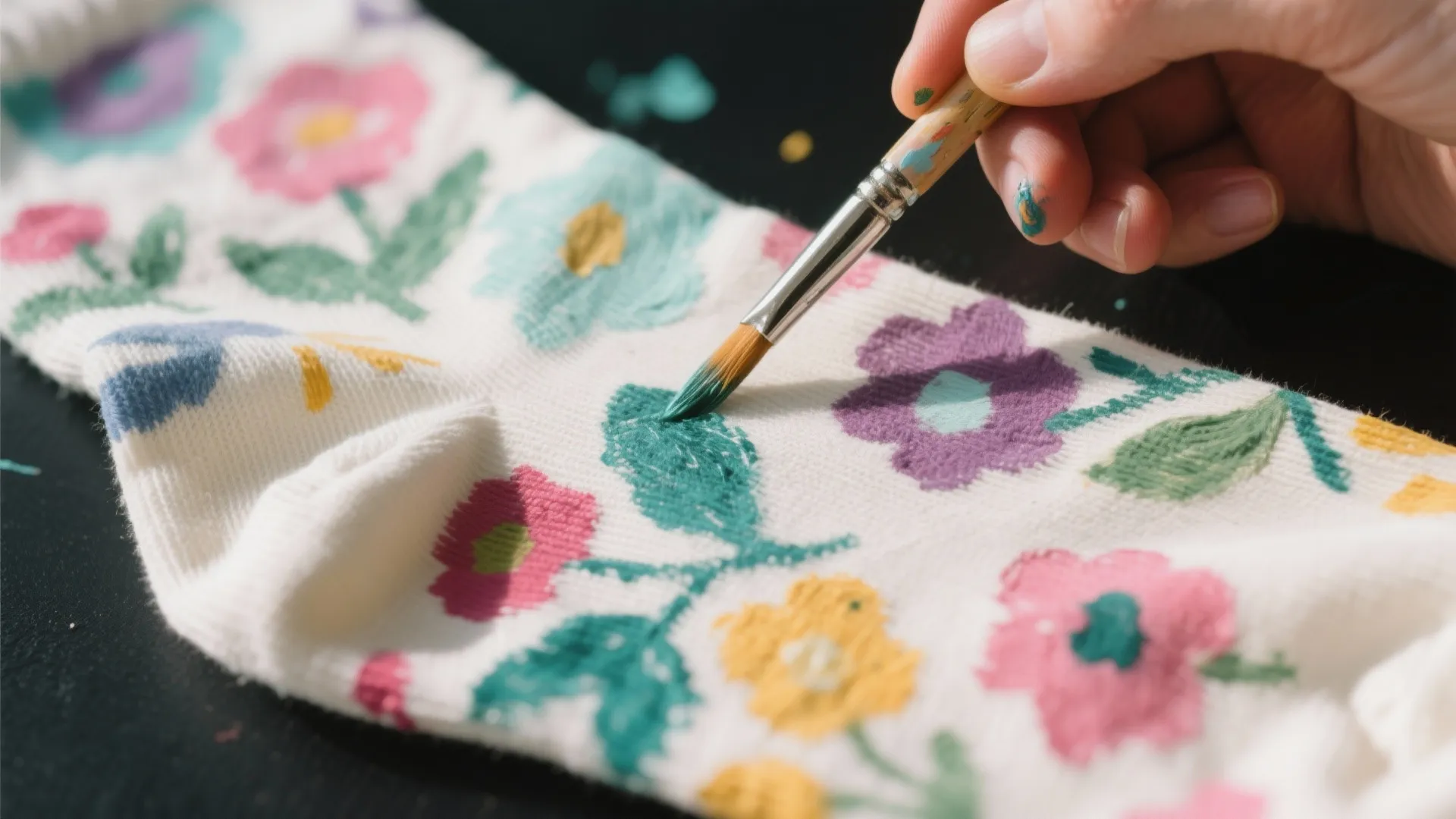 Tip 1: Hand-Paint Your Socks