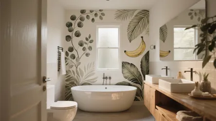 Hand-Painted Bathroom Murals: 5 Inspo Ideas