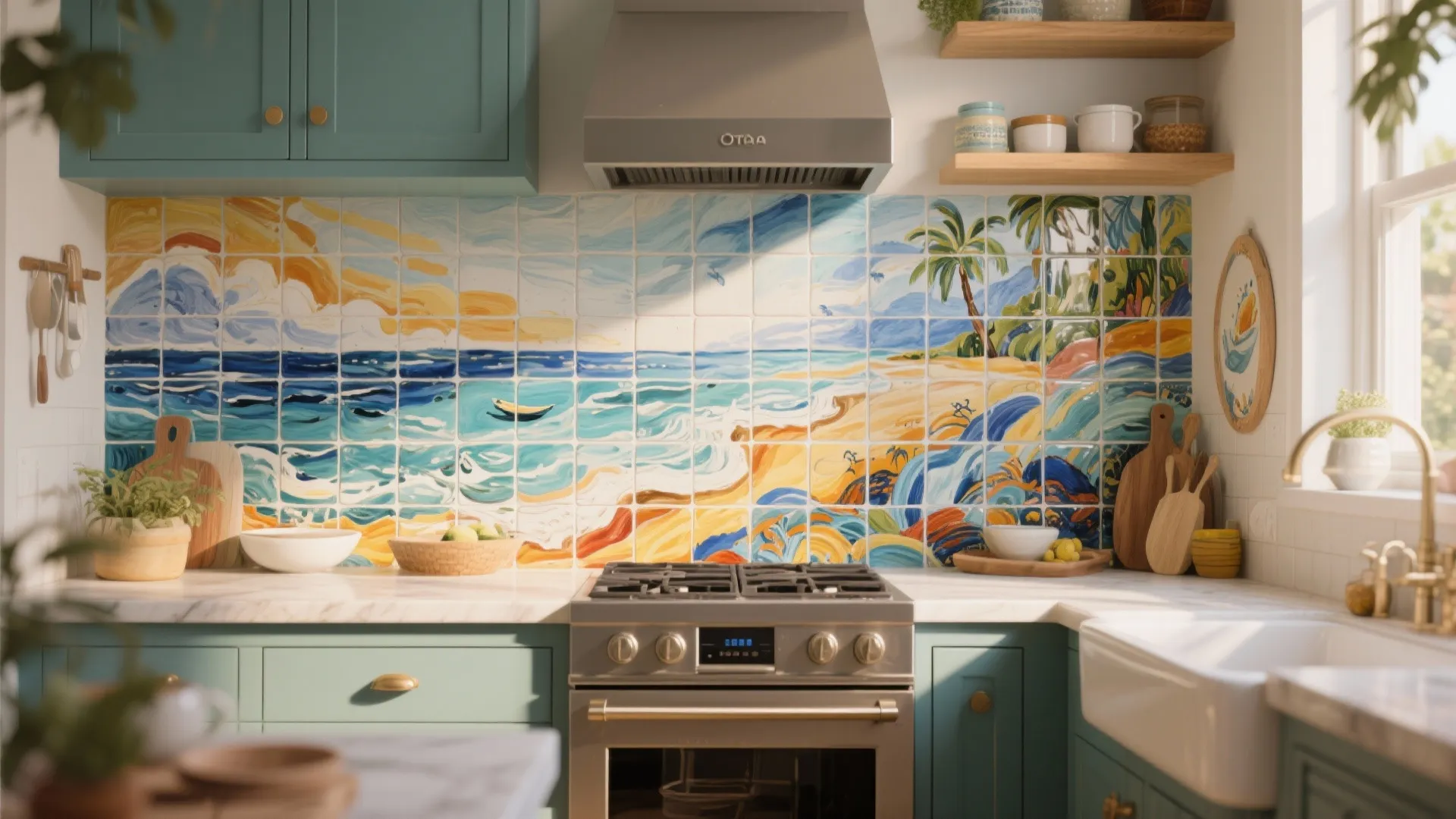 5: Hand-Painted Ceramic