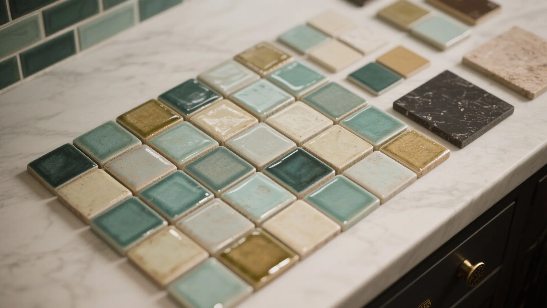5. Hand-glazed subway tiles