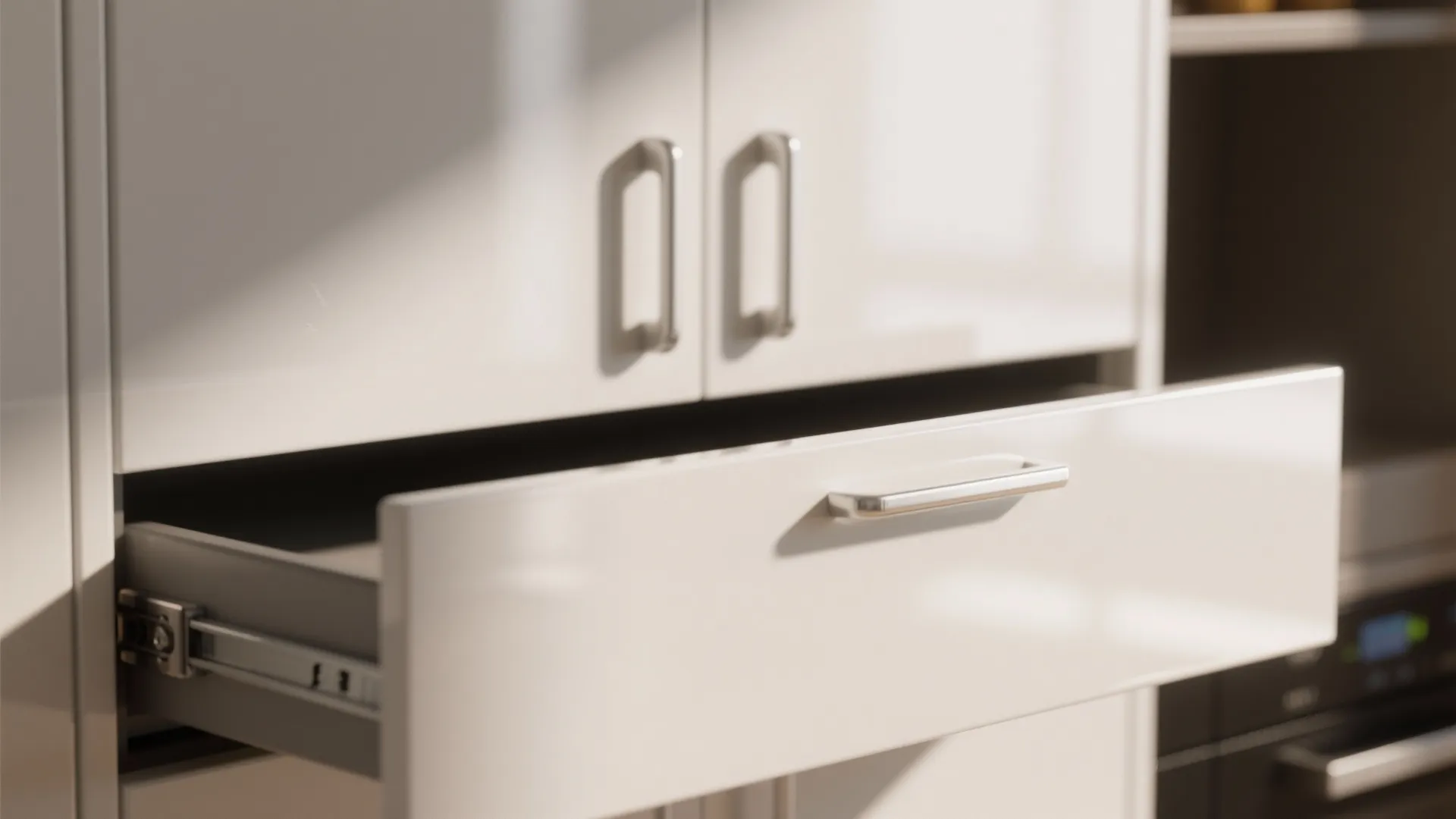 1. Seamless Handleless Cabinets