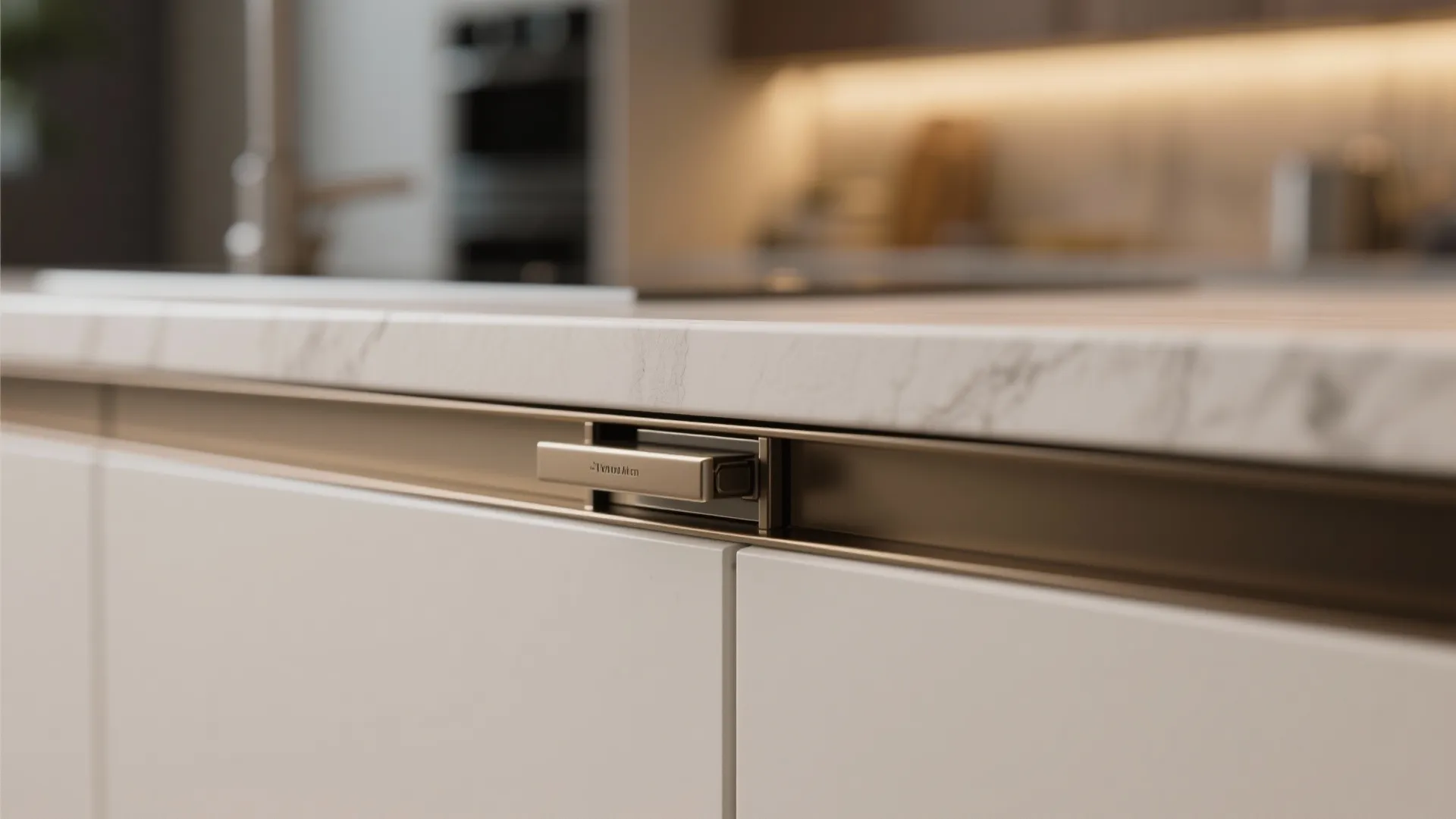 3. Handleless Slab for Seamless Flow