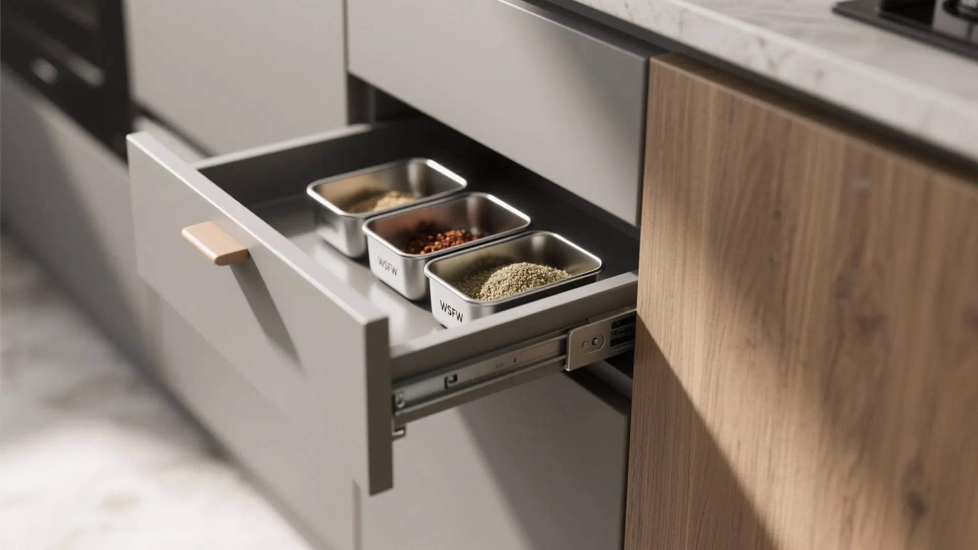 Minimalist Kitchen Storage