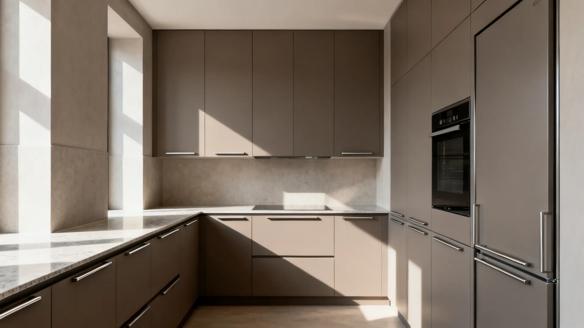 Handleless Minimalism with Integrated Lines