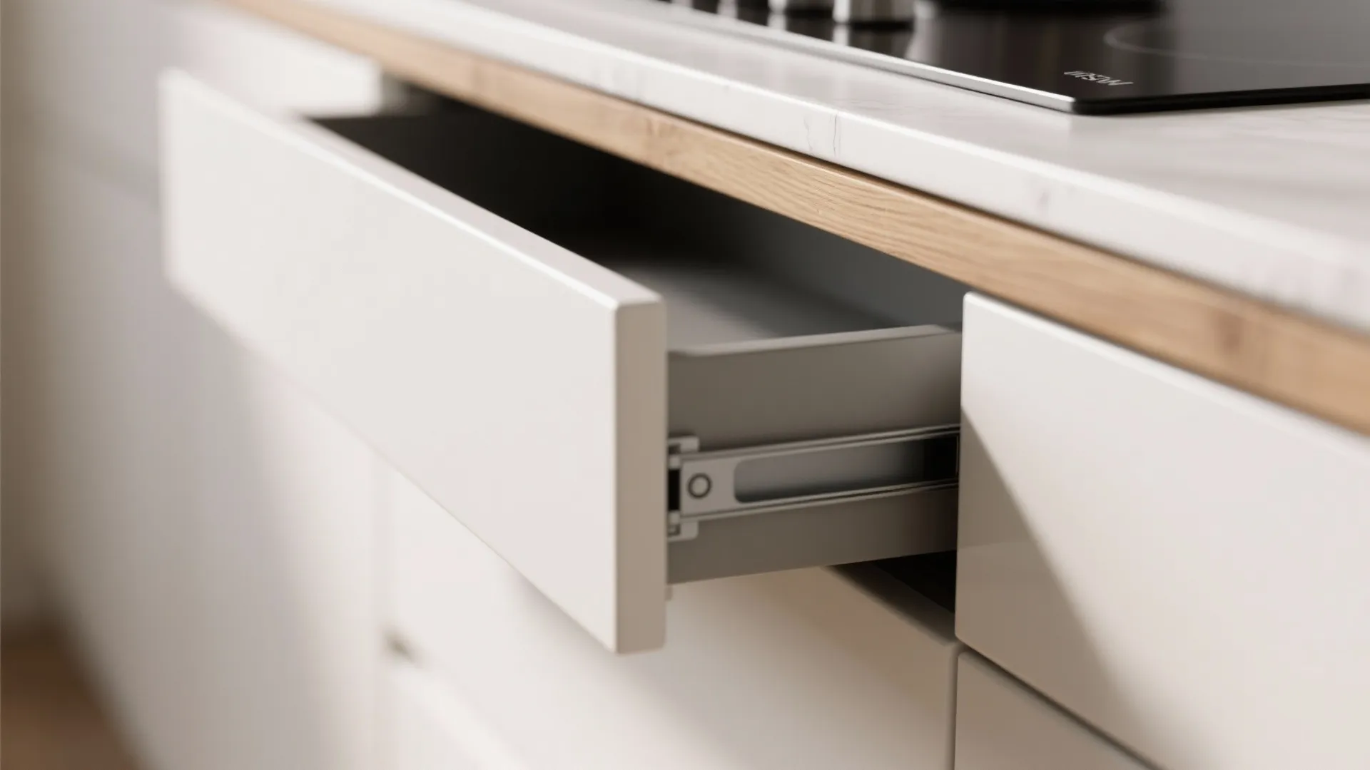 Minimalist Kitchen Storage That Disappears