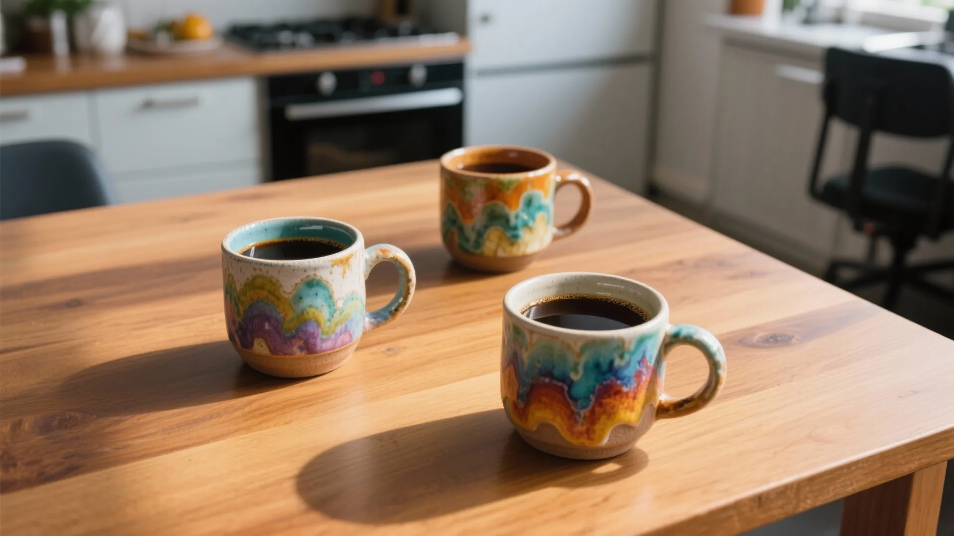 2. Handcrafted Coffee Mugs
