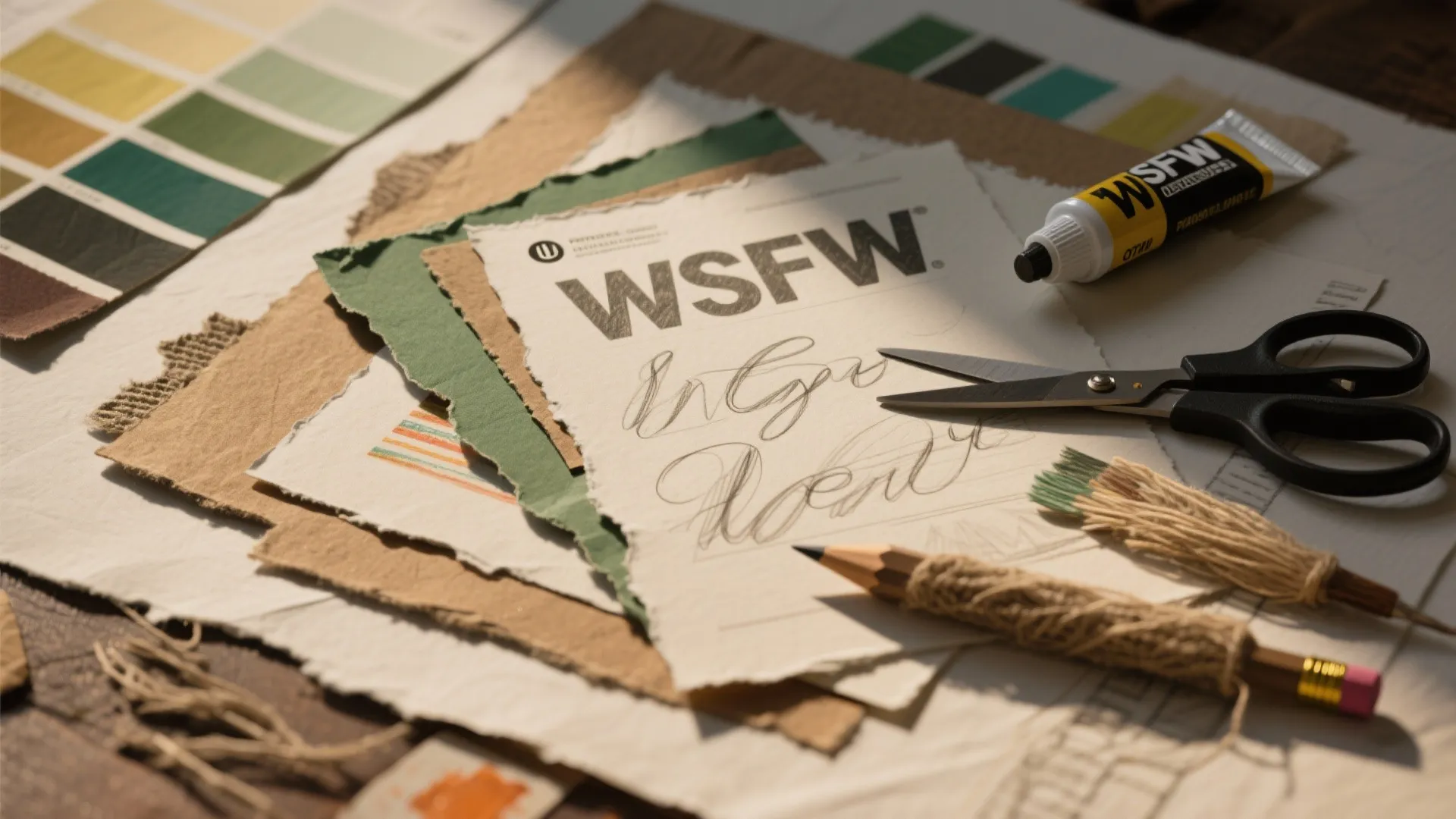 4. Handmade Collage & Eco Materials