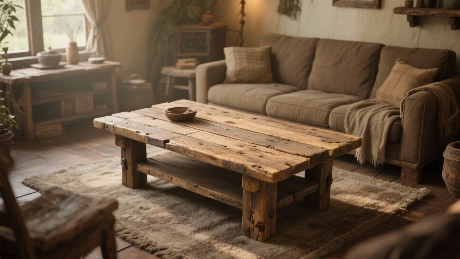 4. Handmade Wooden Furniture