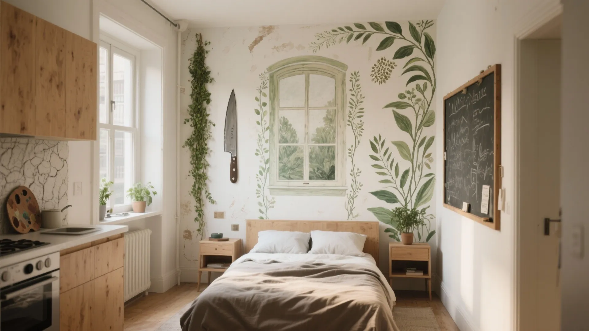 Hand Painted Wall Art: 5 Creative Inspirations: Small-space mural ideas from a pro — practical, playful, and budget-smart