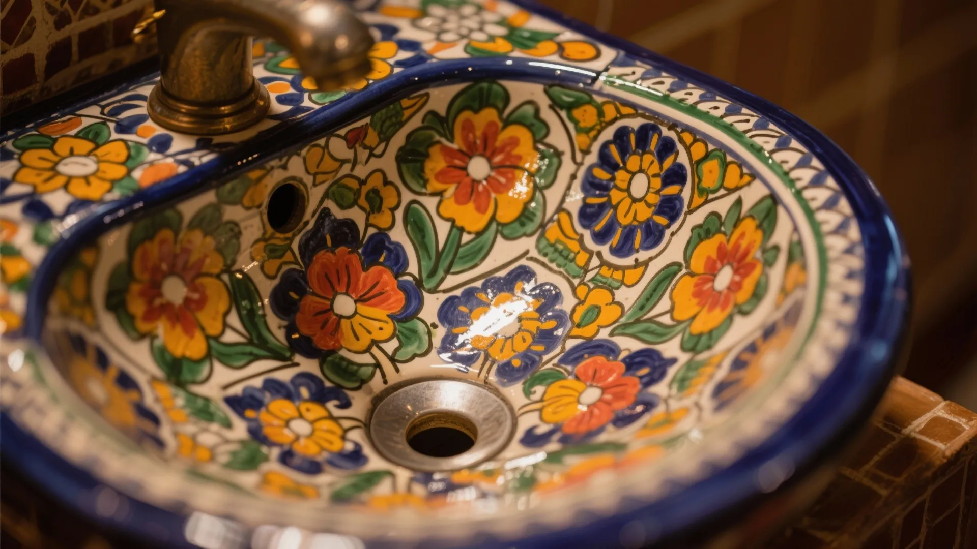 7. Hand-painted Sink Basins