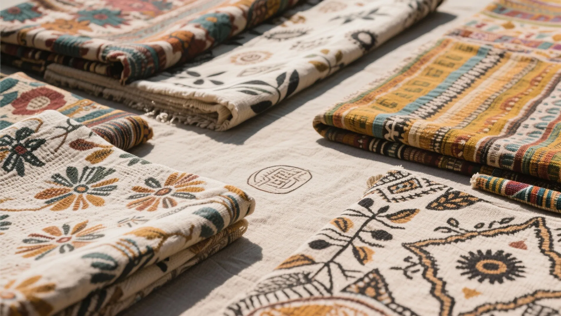 10. Hand-Printed Textiles