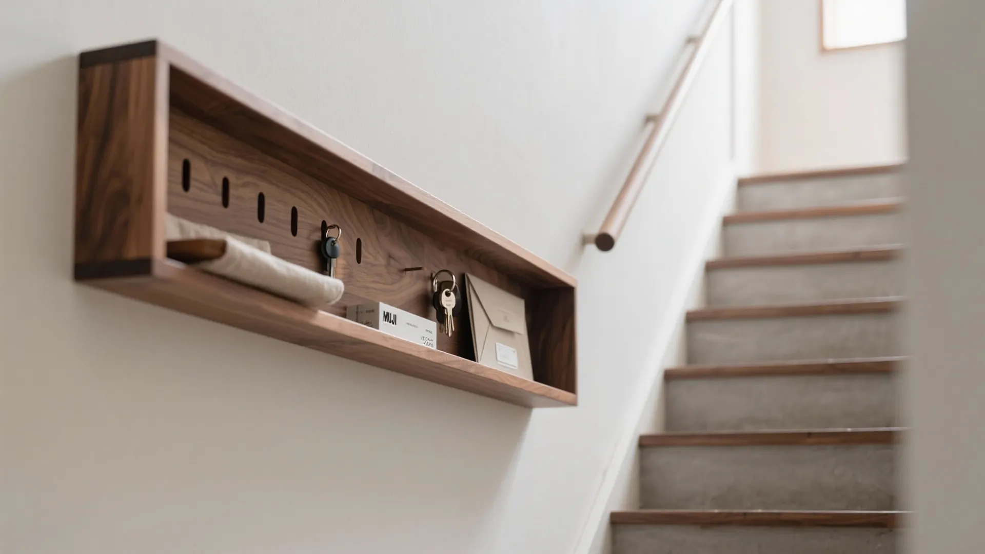 Tips 5: 壁面一体の手すり収納（安全 × 収納技巧 × 動線計画）