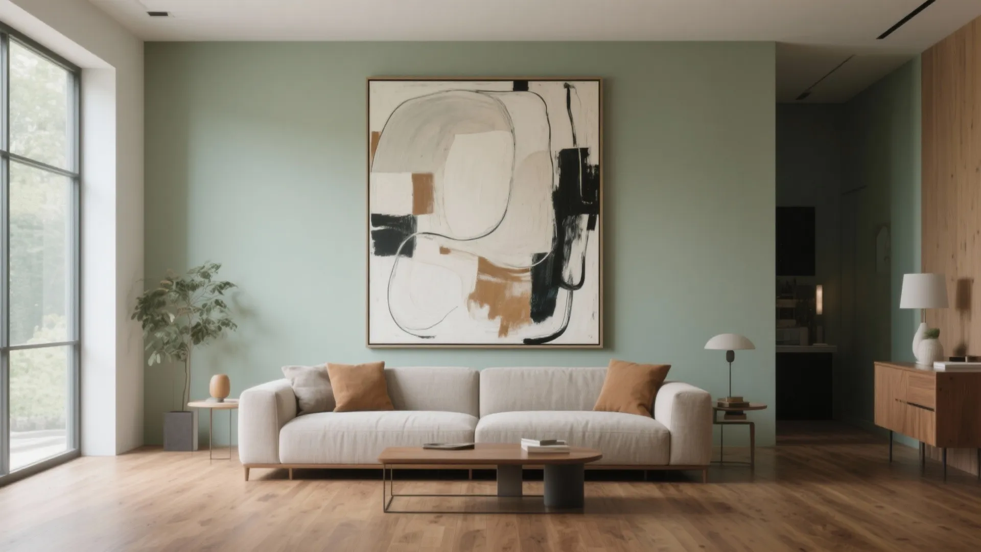 Large Abstract Wall Painting: 5 Inspiring Ideas: Creative ways to place and live with a large abstract wall painting — from scale tricks to DIY textures