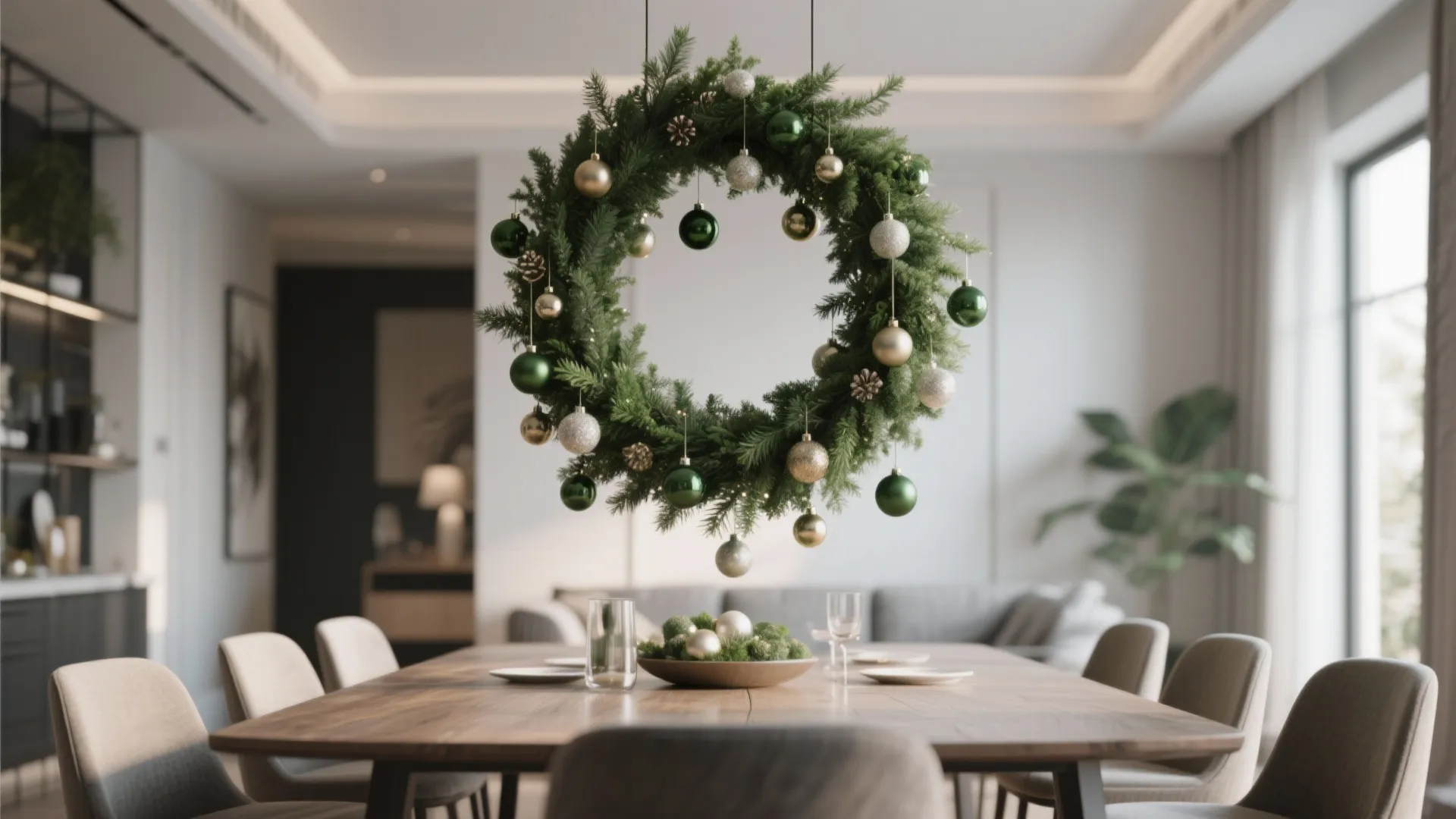 9. Hanging Centerpiece