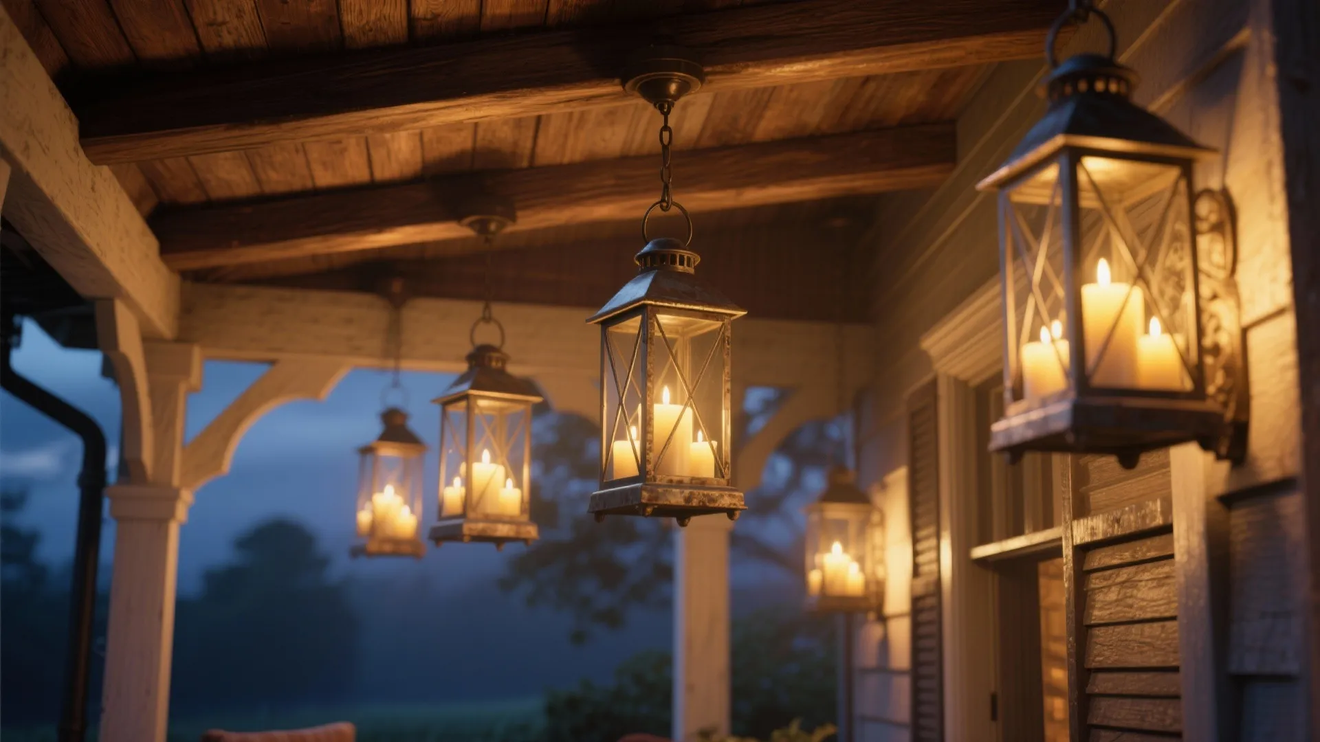 4. Hanging Lanterns