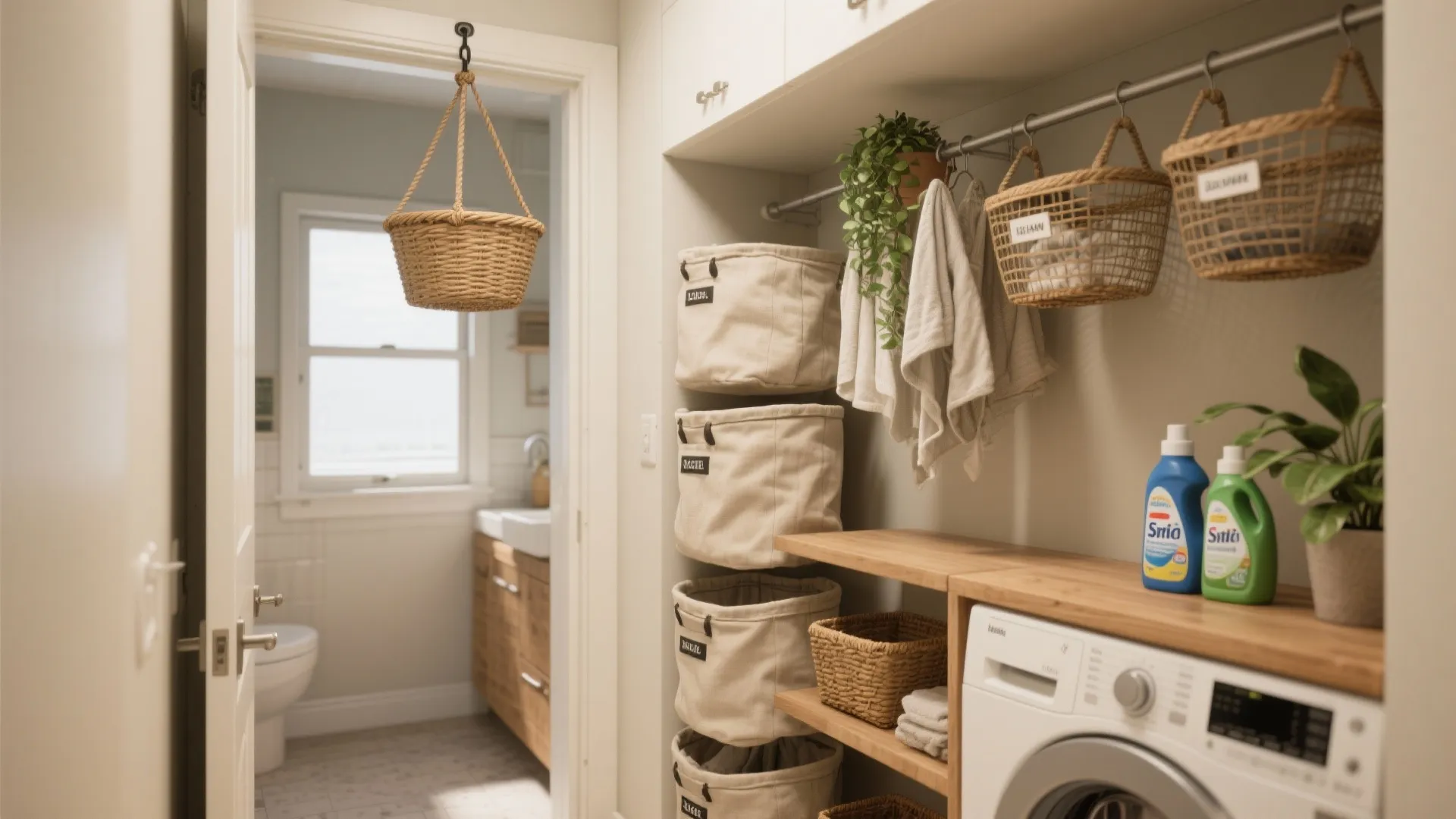 10 Hanging Laundry Basket Ideas for Small Spaces: Practical, stylish hanging laundry basket ideas I’ve used in tiny homes and apartments