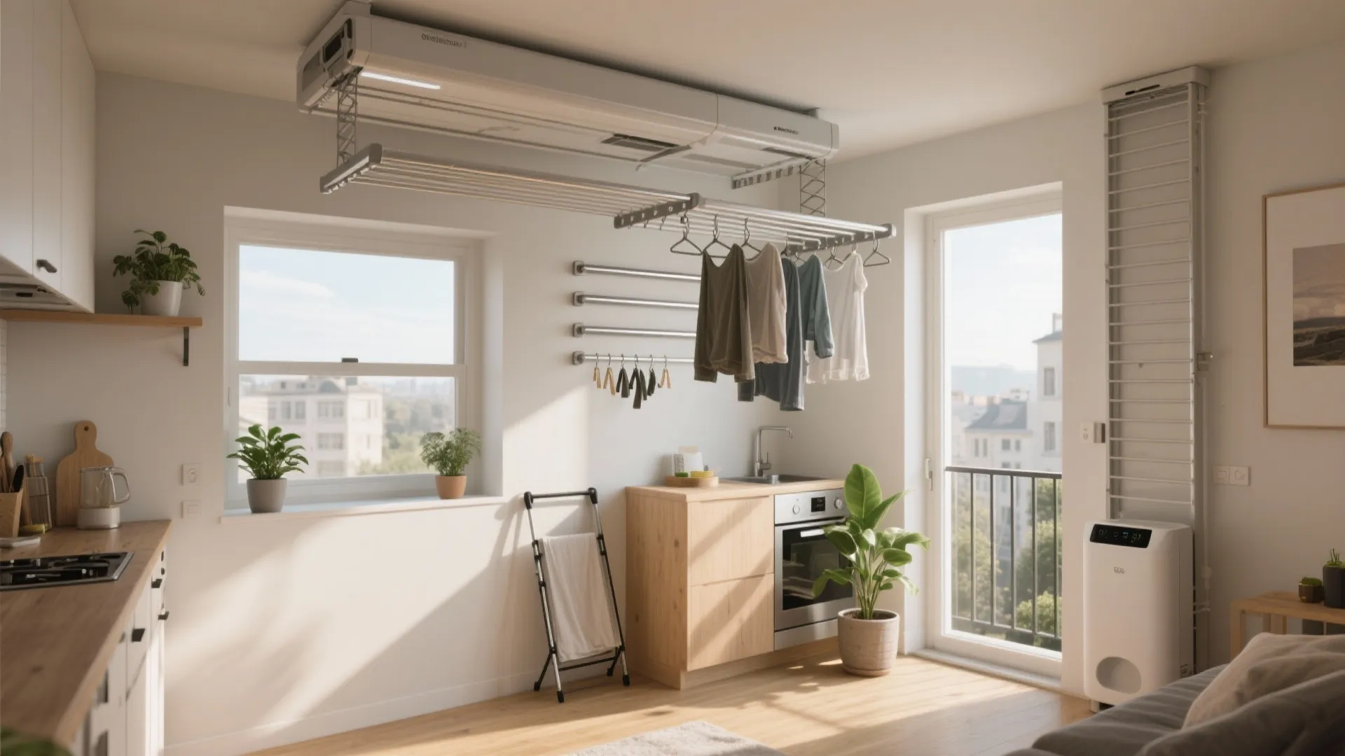 10 Hanging Laundry Ideas for Small Spaces: Smart, stylish hanging laundry ideas to maximize airflow and save space in apartments and tiny homes