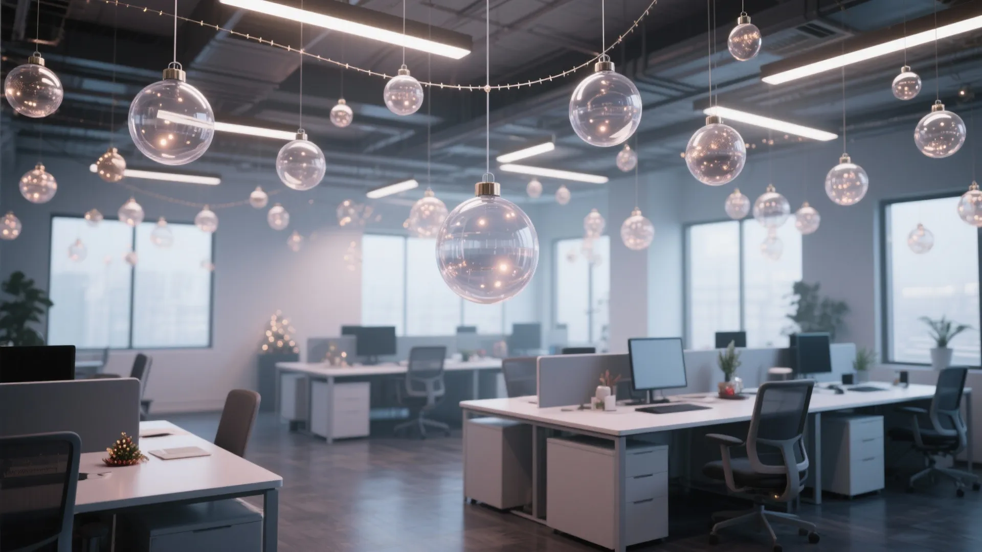 2. Hanging Ornaments from the Ceiling