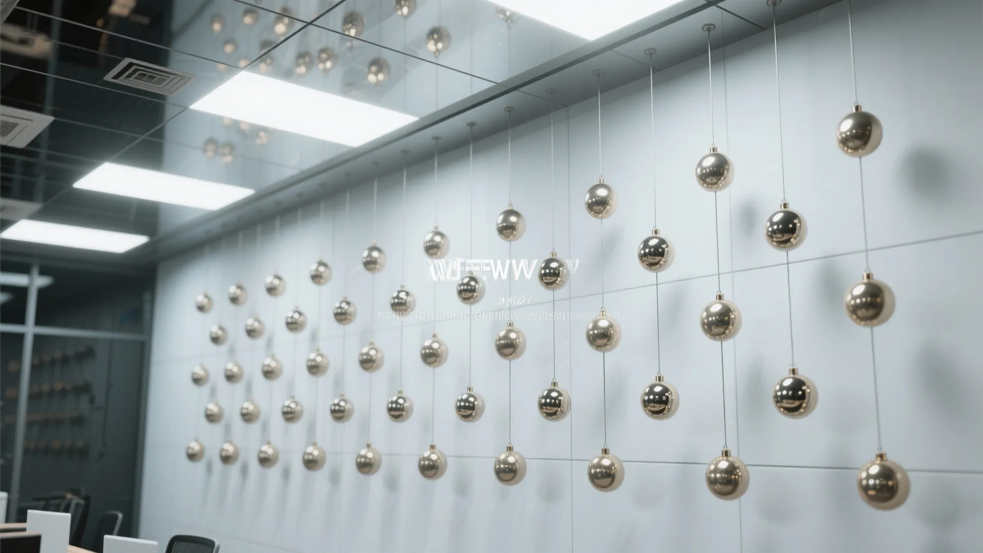 5. Hanging Ornament Grid