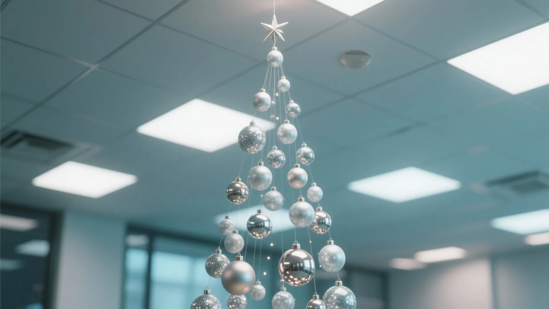 6. Hanging Ornament Tree