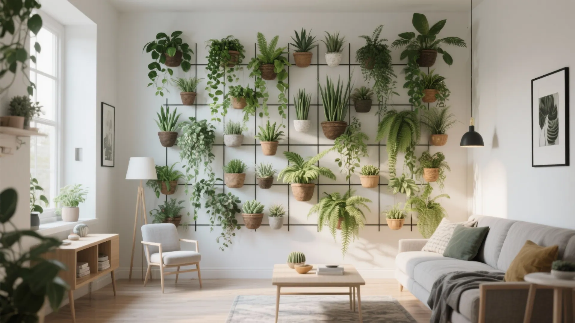 Hanging Planter Grid
