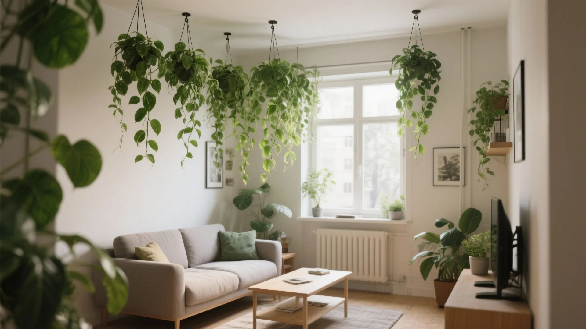 2. Hanging Trailing Plants