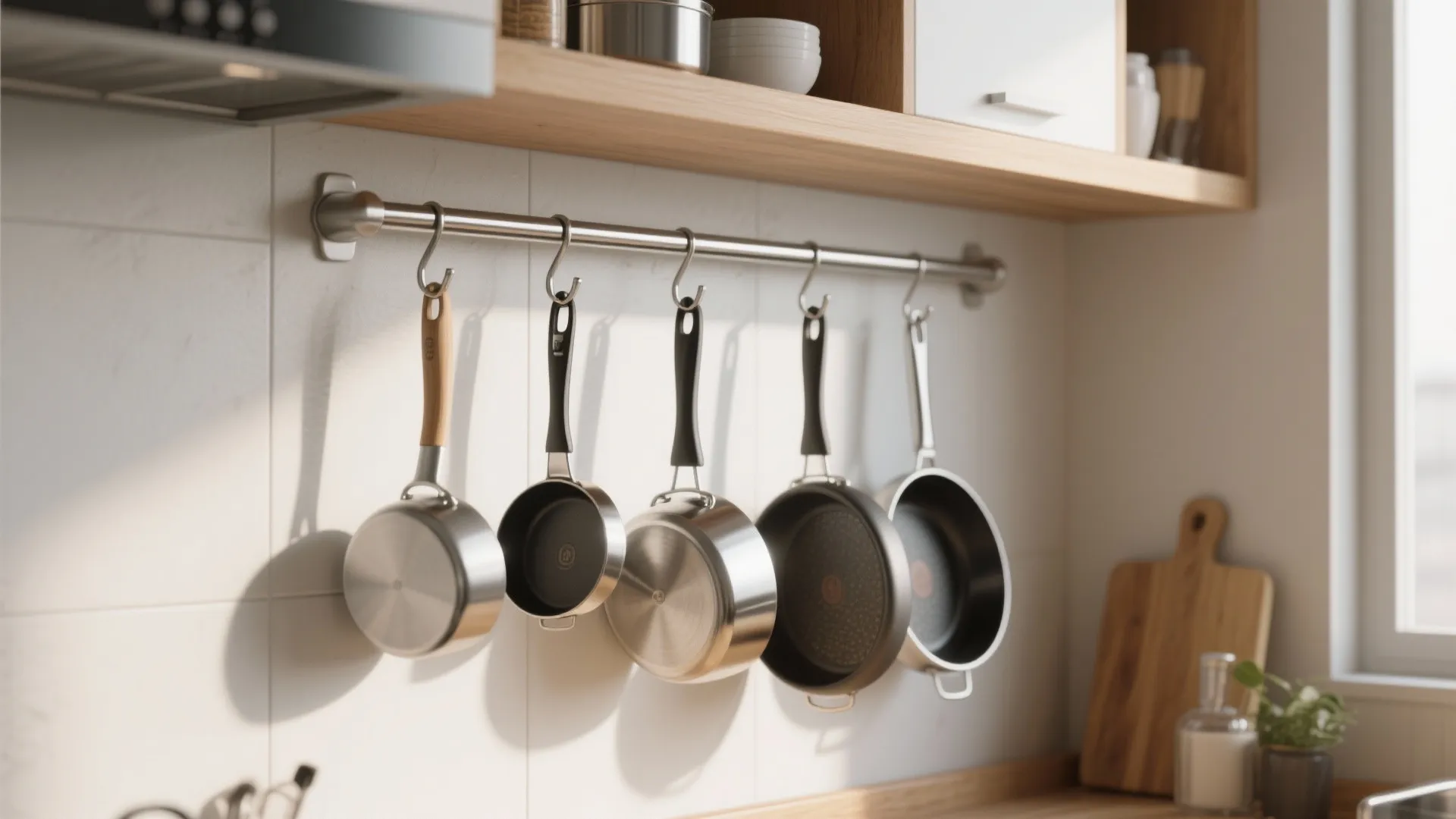 1. Hanging Rails with Hooks