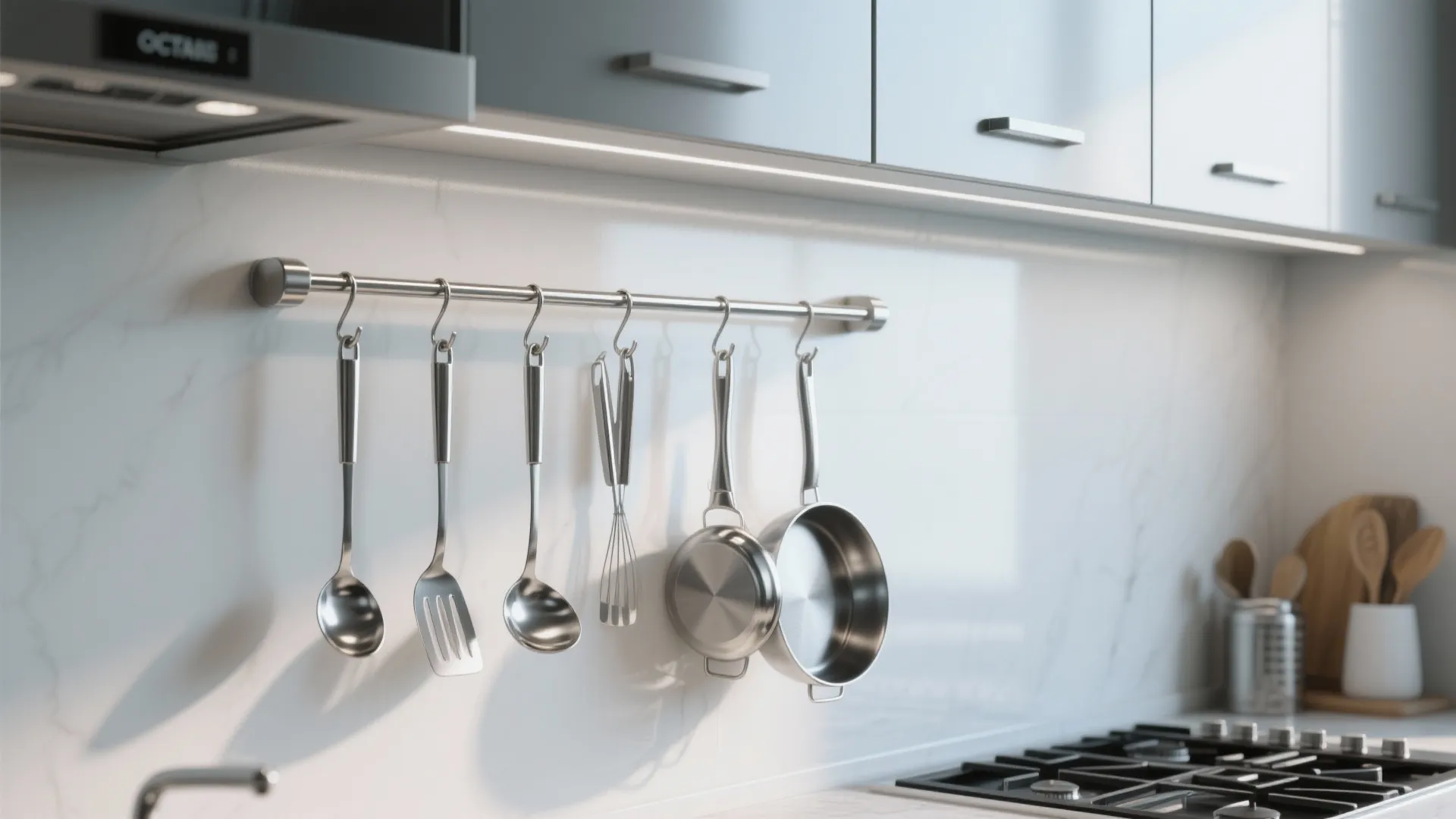 2. Hanging Rails with Hooks