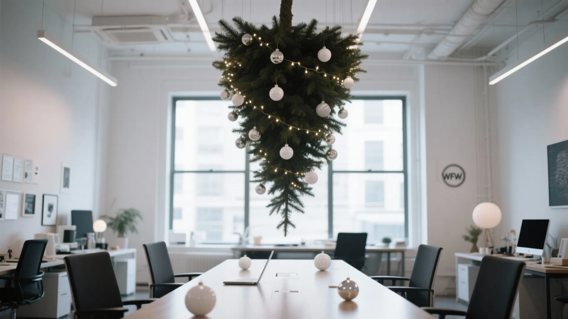 3. Hanging Tree from the Ceiling