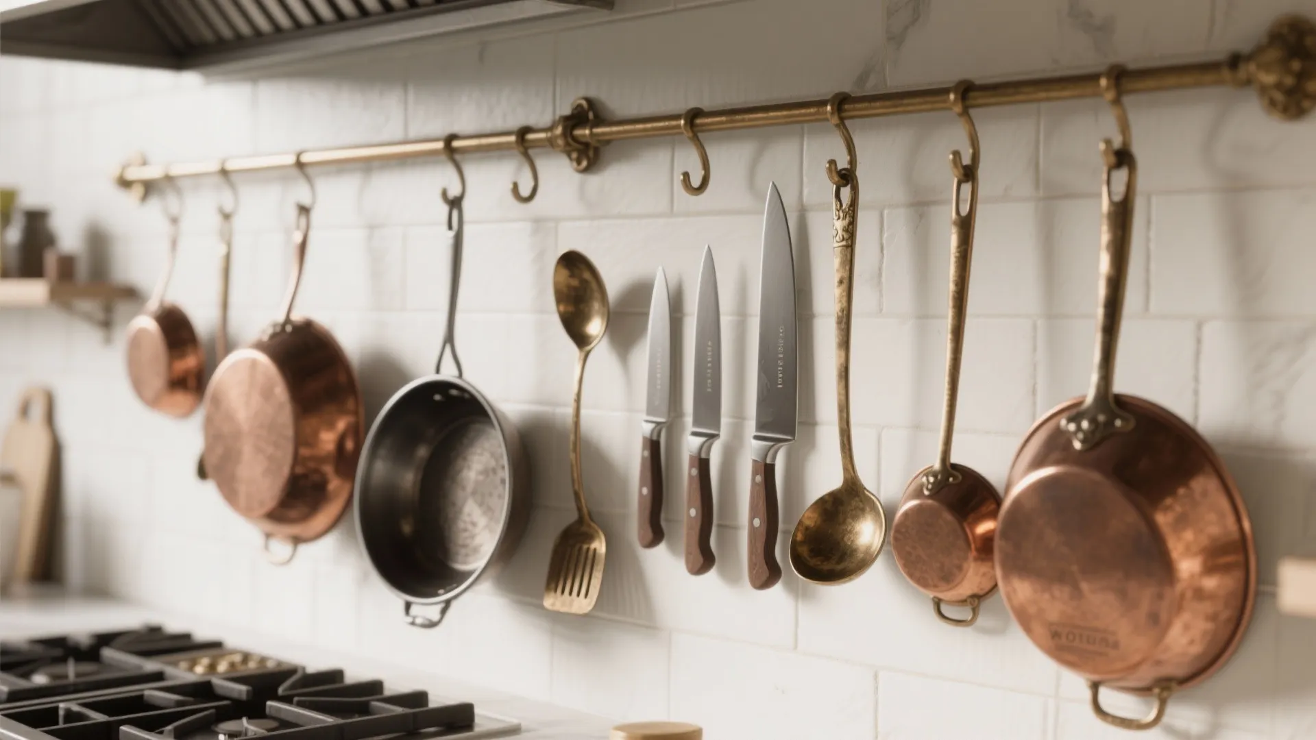 Tip 5: Hanging Utensils as Decor