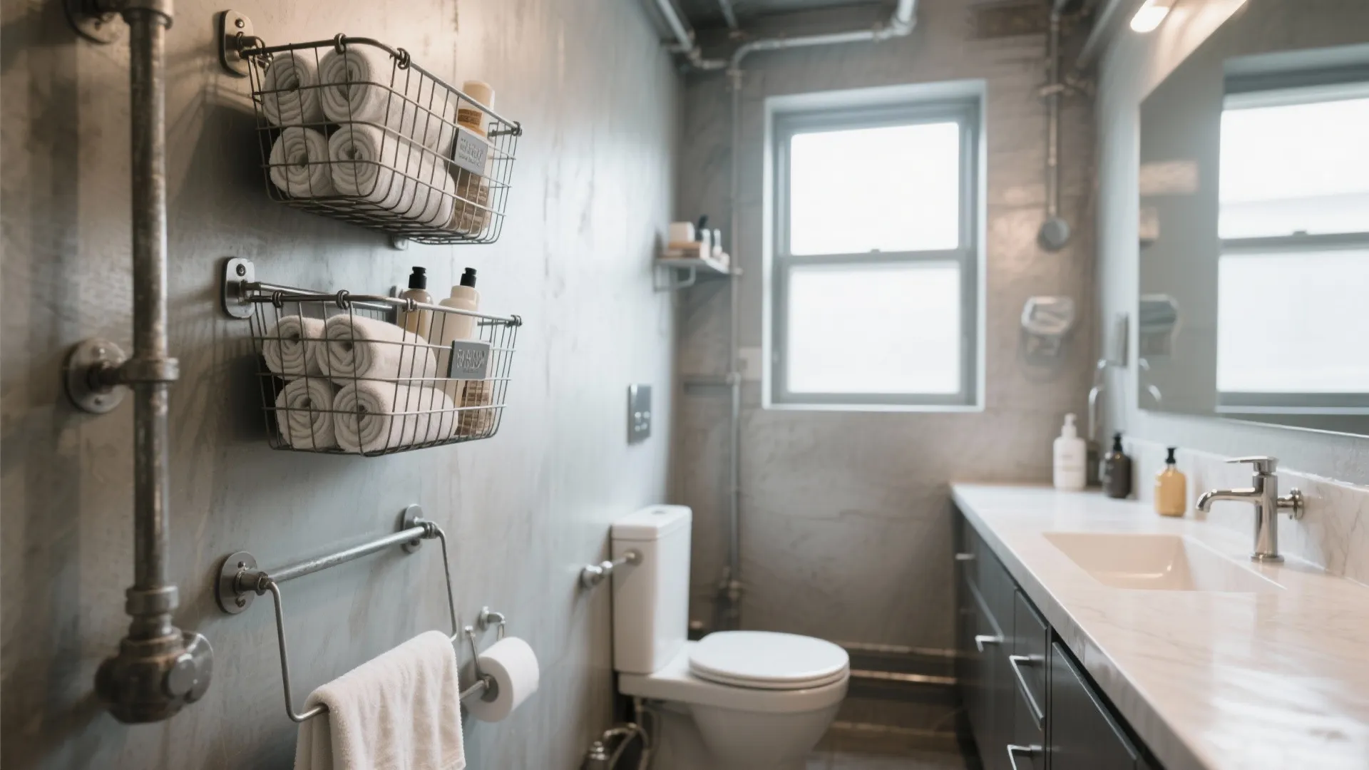 3: Hanging Wire Baskets