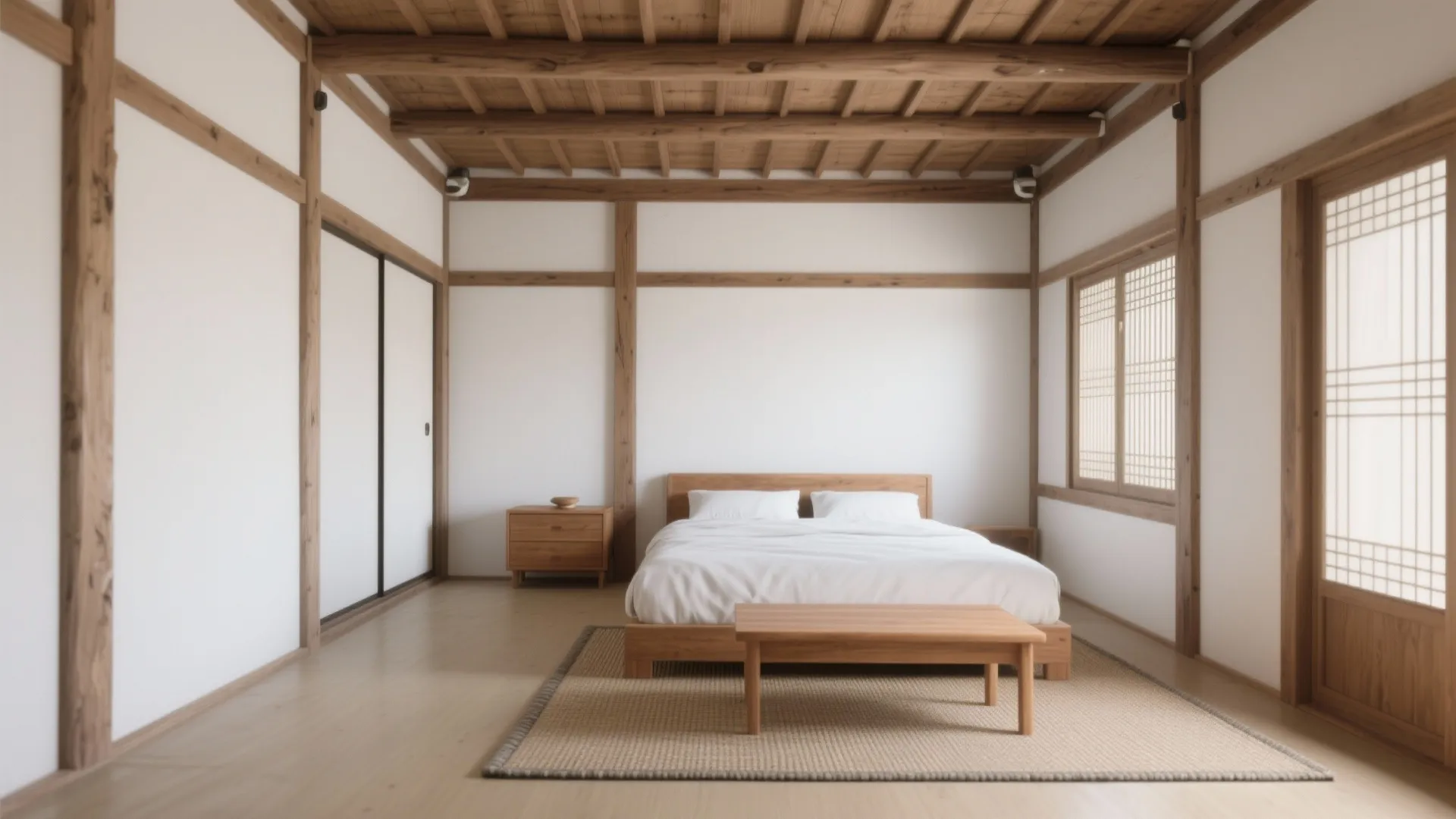 1. Hanok-inspired minimalism: breatheable calm