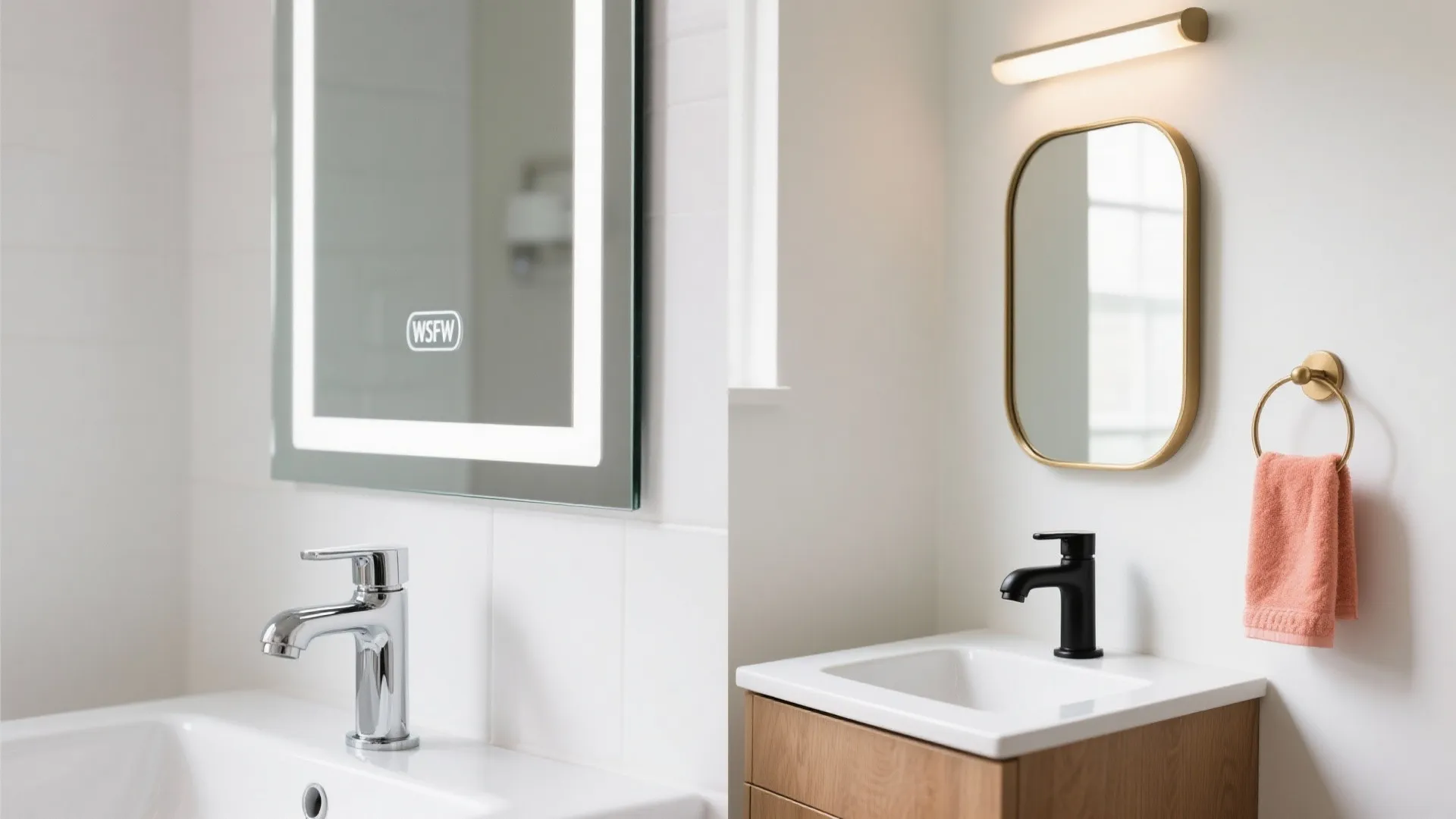 Playful Hardware: Colored Faucets, Framed Mirrors, and Statement Handles