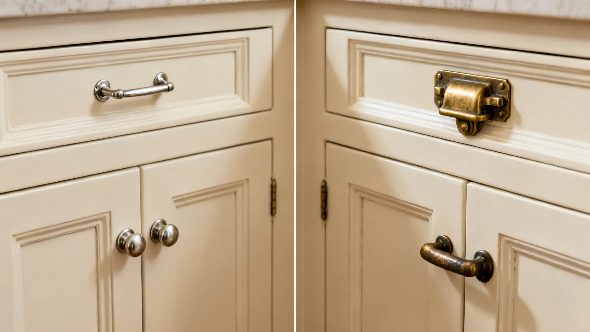 Mixed Metals and Aged Brass Hardware