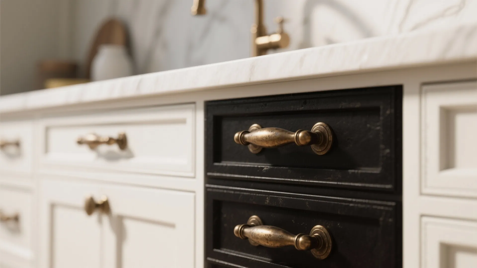 4. Use Black or Metal Hardware to Ground the Space