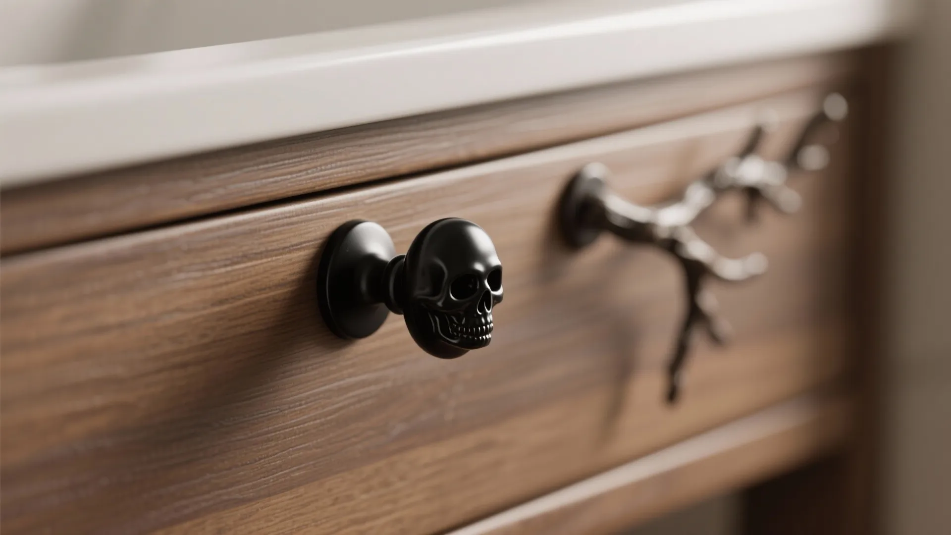 4. Curated Fixtures & Themed Hardware Accents