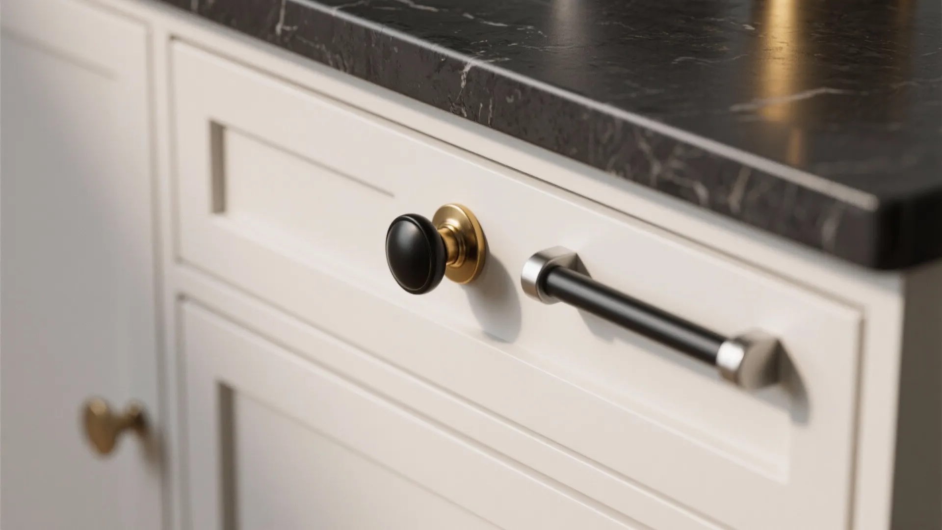 4. Accent hardware and fixtures for cohesion