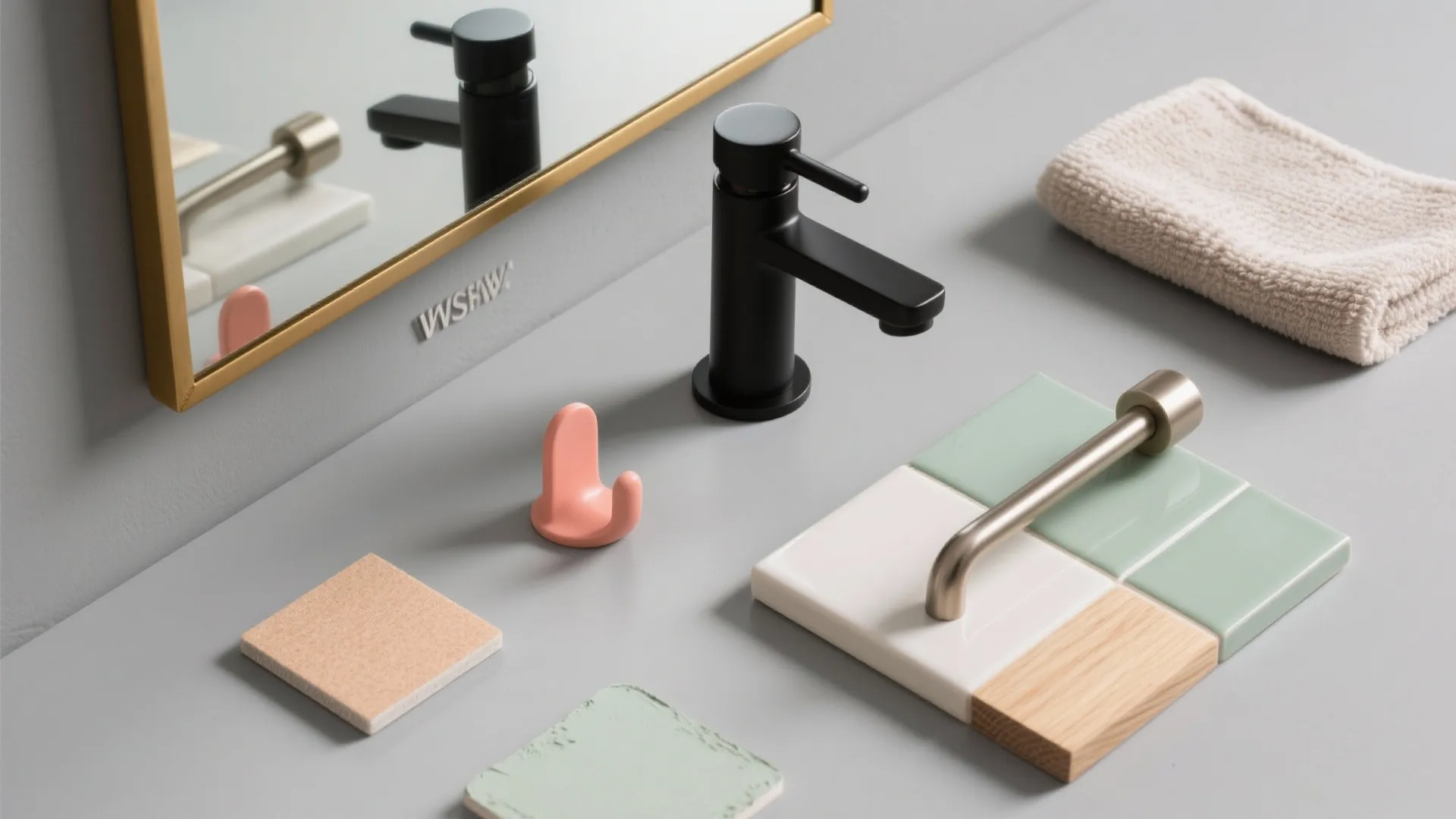 Playful Hardware: Colored Faucets, Framed Mirrors, and Statement Handles