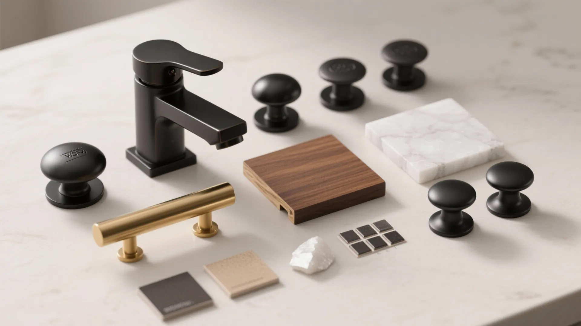 4. Keep hardware and fixtures consistent but not matchy-matchy