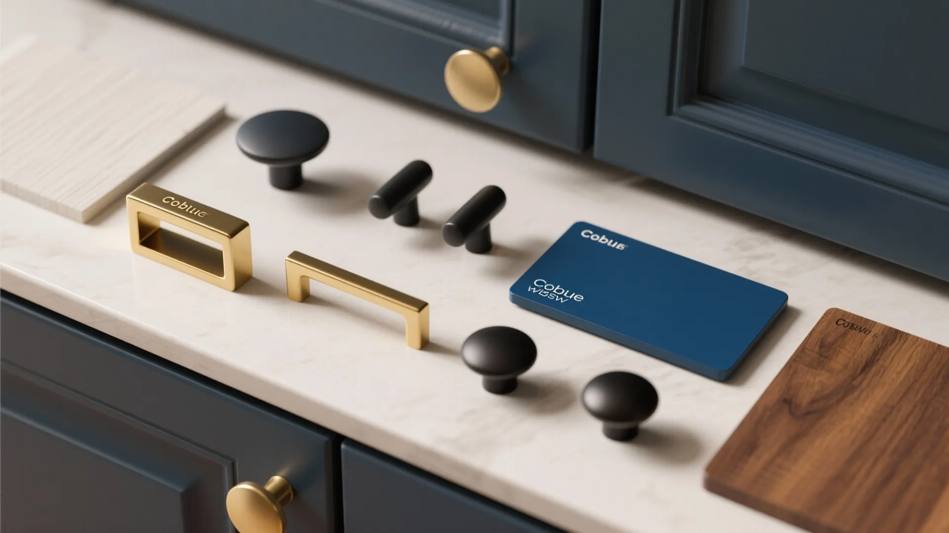 3. Opt for brass or matte black hardware