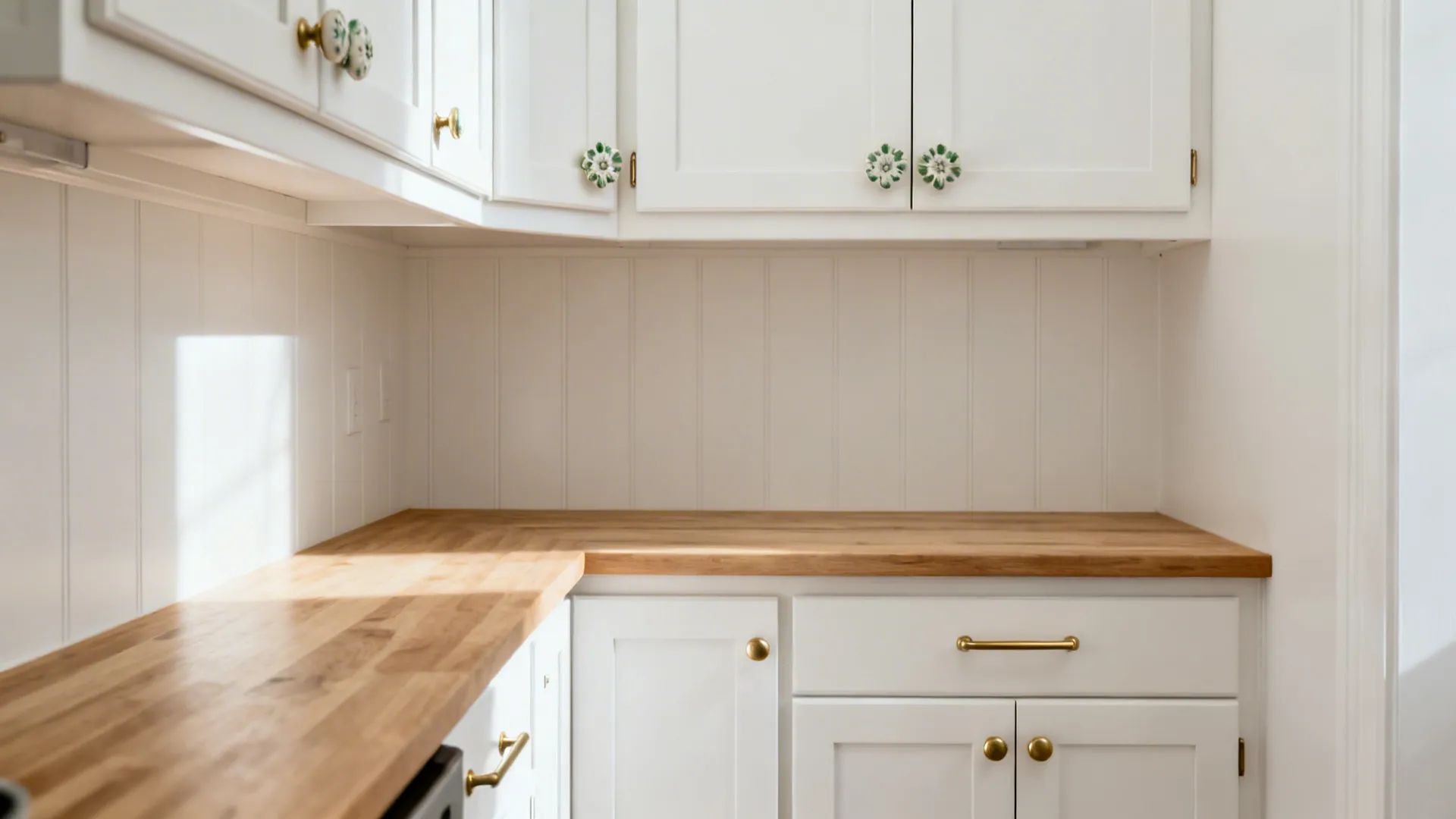 4) Botanical Ceramic Knobs and Pulls