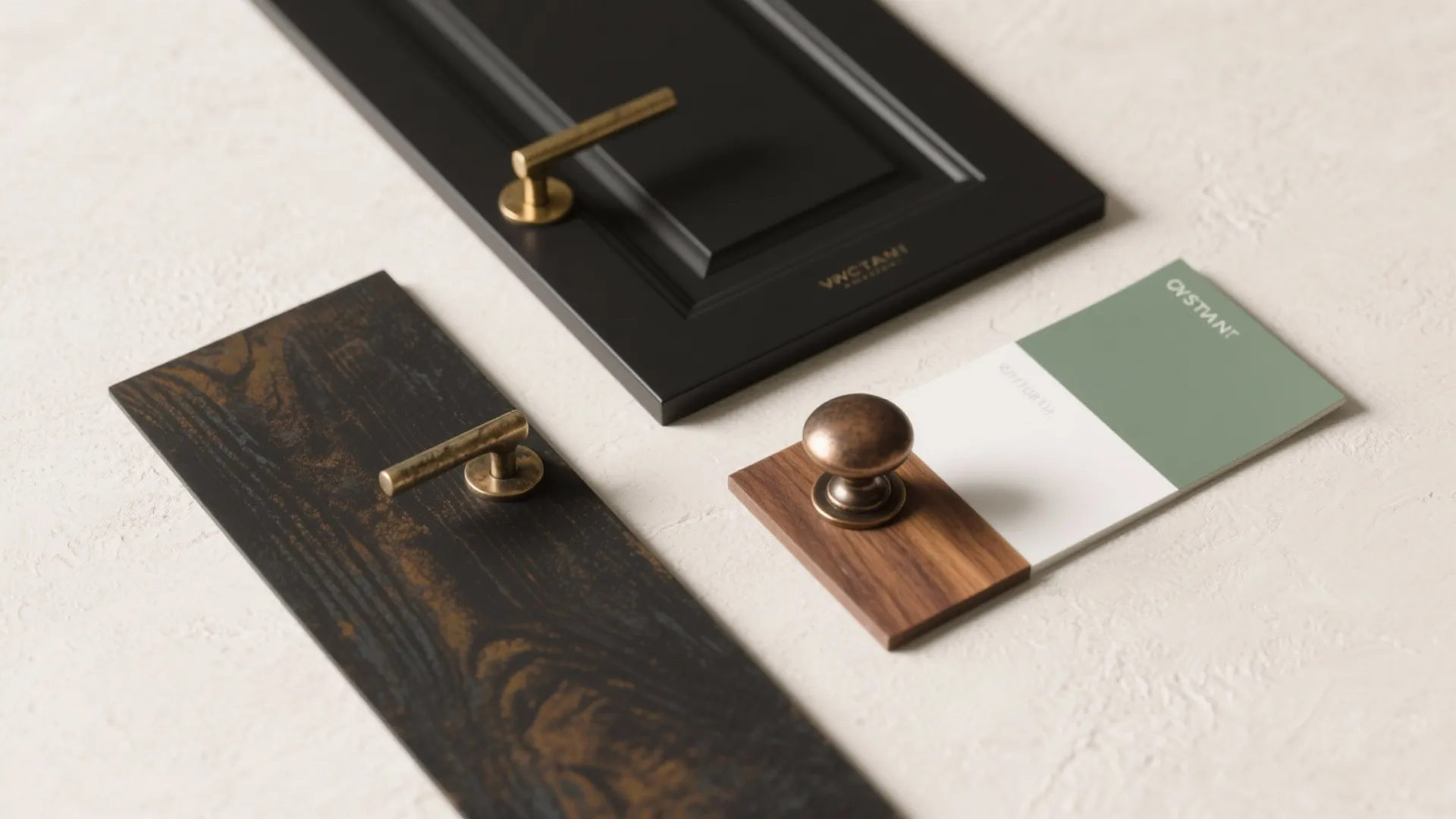 4. Pair black doors with warm hardware and trim accents