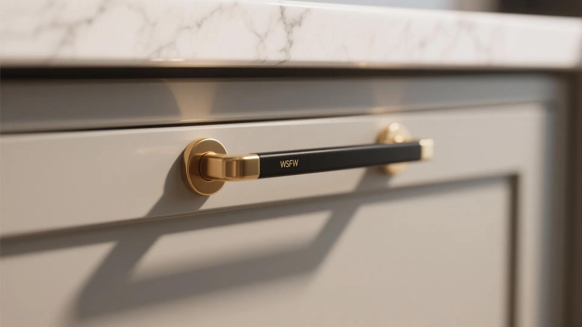 3. Add brass or black hardware as punctuation