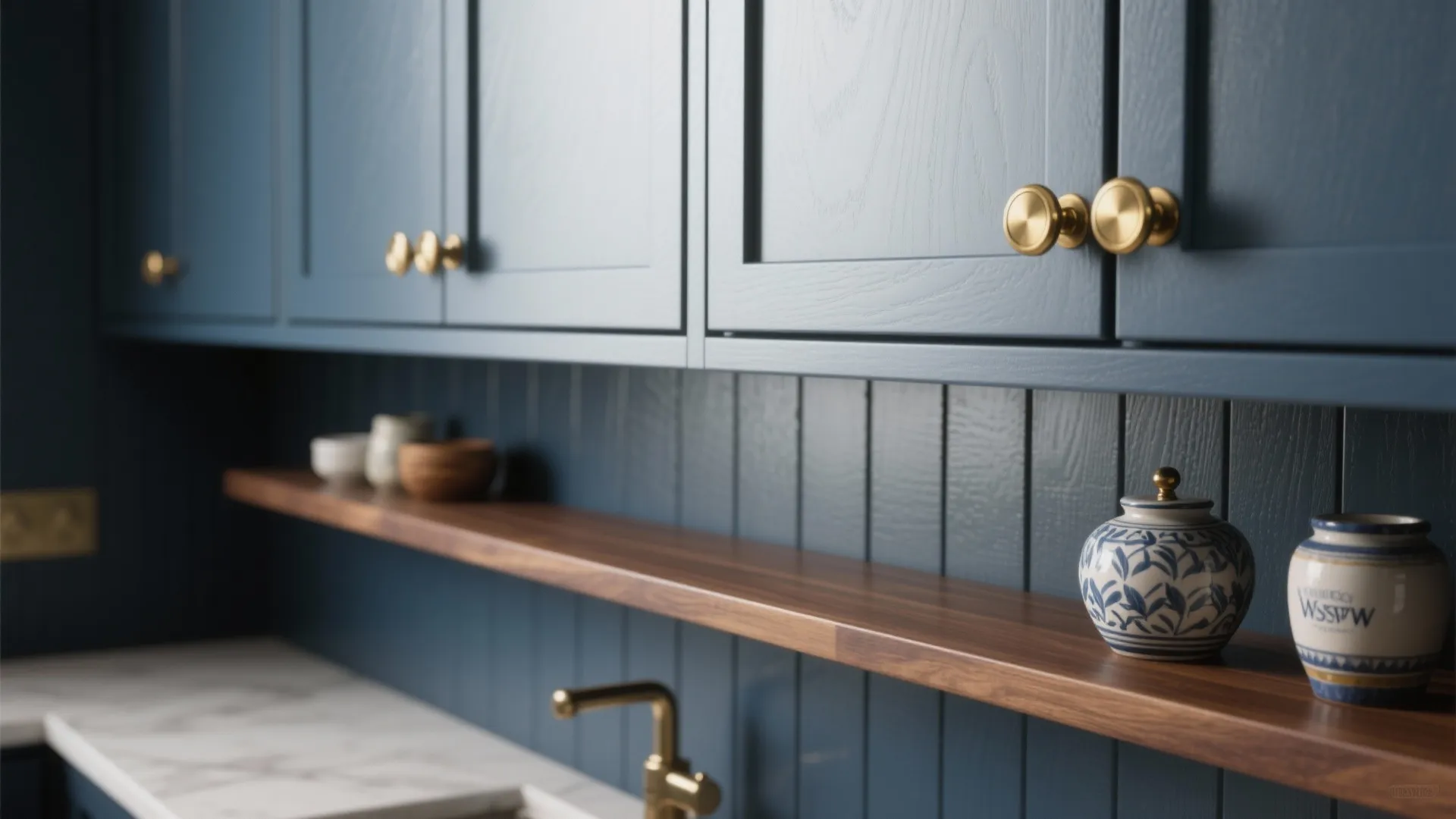 3. Use trim or hardware to create relief